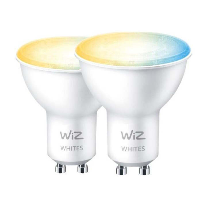 WiZ,GU10 spot,4,7W,2700-6500,PAR16,GU10,2gab gaismas avots