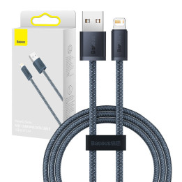 Baseus Dynamic Series kabelis USB uz Lightning, 2,4A, 1m (pelēks)