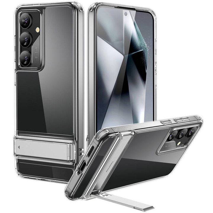 Boost Kickstands ESR dėklas, skirtas Samsung Galaxy S24+ (skaidrus)