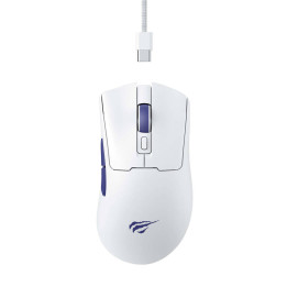 Проводная игровая мышь Havit MS966 RGB (белая)