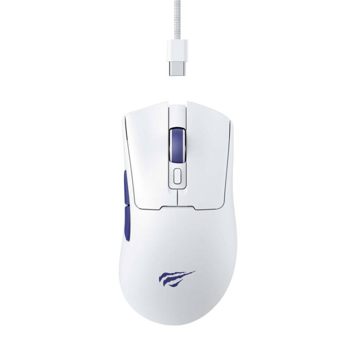Havit MS966 RGB vadu spēļu pele (balta)