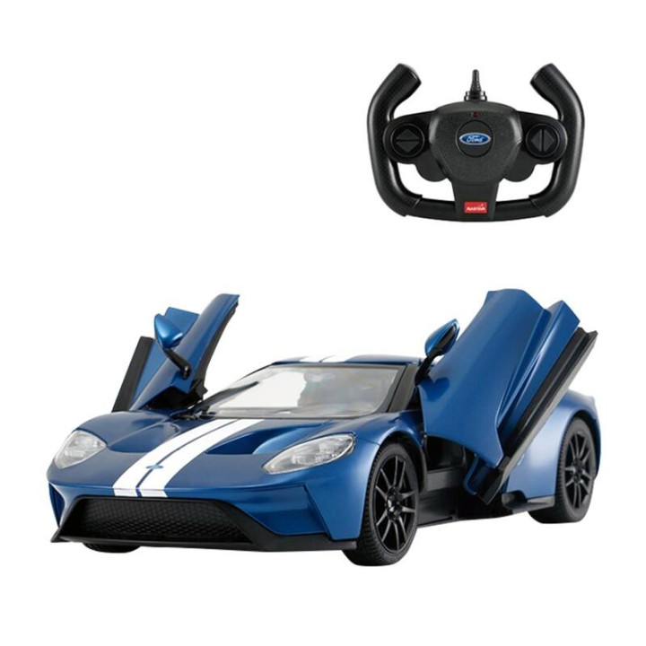 RASTAR R/C 1:14 Ford GT nuotolinio valdymo automobilis (mėlynas)