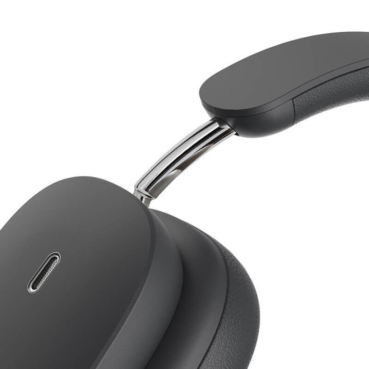 Bezvadu austiņas Baseus Bowie H1 Bluetooth 5.2, ANC (pelēks)