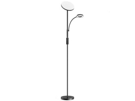 Divkāršā stāvlampa ar tālvadības pulti BlitzWill BWL-FL-0001, 36W (melns)