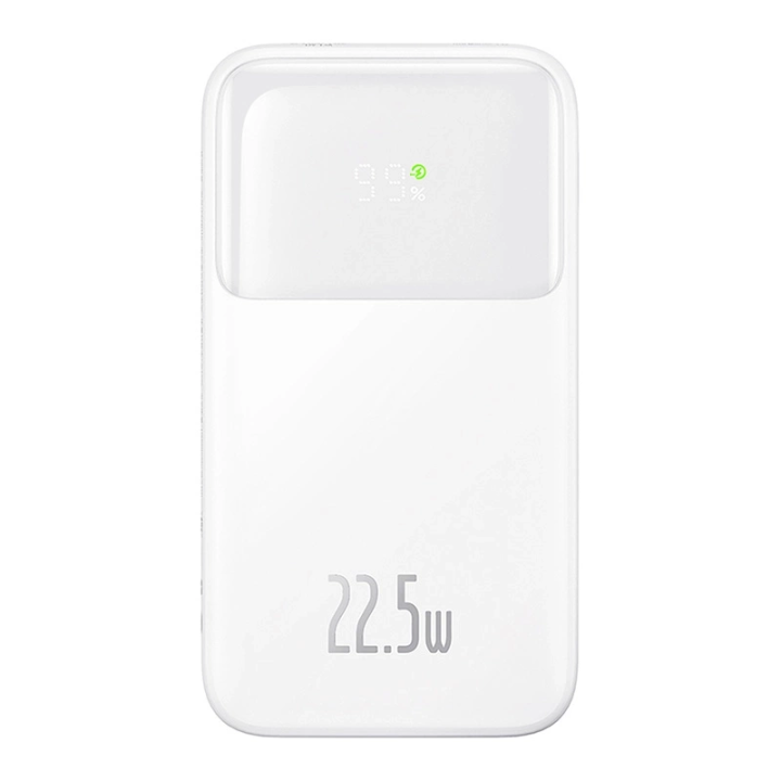 Powerbank Baseus Comet 10000mAh, 22,5W (balts)