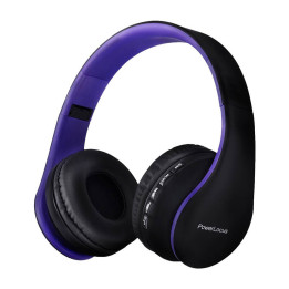PowerLocus P1 belaidės ausinės (juodos ir violetinės)