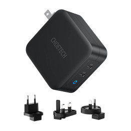 Choetech PD6008 2xUSB-C PD 100W GaN verkkolaturi