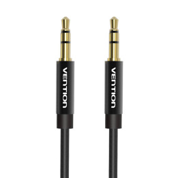 Cable Audio 3.5mm mini jack Vention BAGBD 0.5m Black Metal