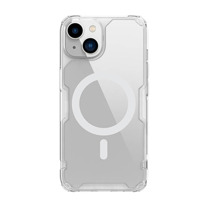 Magnētiskais korpuss Nillkin Nature TPU Pro tālrunim Apple iPhone 14 Plus (balts)