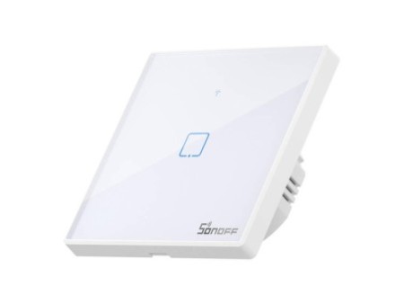 Smart Switch WiFi + RF 433 Sonoff T2 EU TX (1-kanāls) atjaunināts