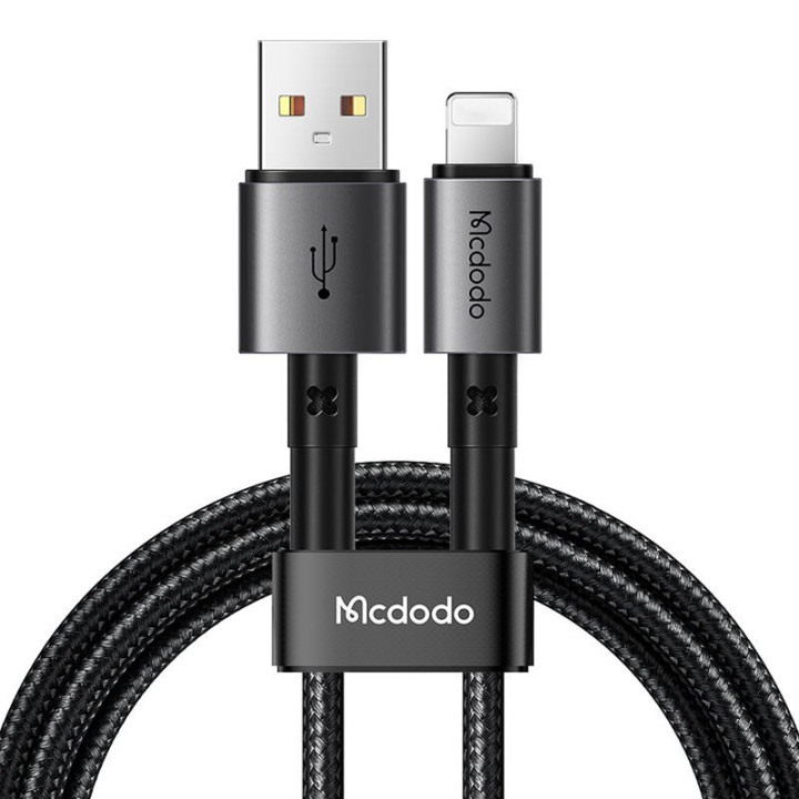 USB-A laidas į Lightning Mcdodo CA-3580, 1,2 m (juodas)