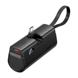 Powerbank Vention LED displejs 4800mAh 22,5W FHQB0 (melns)
