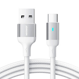 Kaapeli USB-A- / Type-C- / 3A- / 1,2 metrin Joyroom S-UC027A10 (valkoinen)