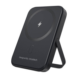 Choetech B742 5000mAh 20W PD magnetinis maitinimo blokas su stovu (juodas)