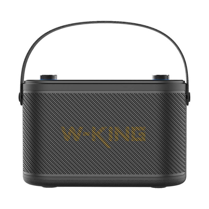 Беспроводная Bluetooth-колонка W-KING H10 120 Вт + 2 микрофона (черная)