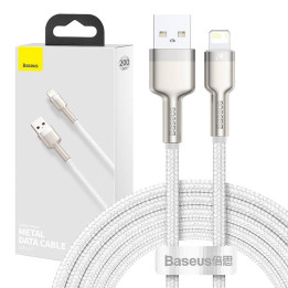 USB-кабель для Lightning Baseus Cafule, 2,4А, 2м (белый)