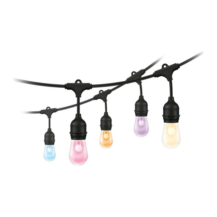 WiZ outoor string,12W,2700-5000 (RGB),IP65 (Adaptor IP44),black