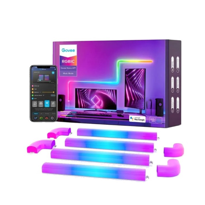 Govee H6062 Glide Wall (8+4) | LED panelis | RGBIC