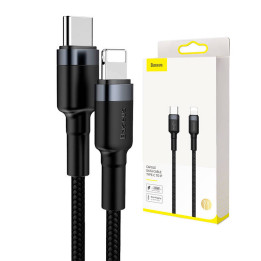Baseus Cafule USB-C do Lightning PD, 18W, 1m (czarno-szary)