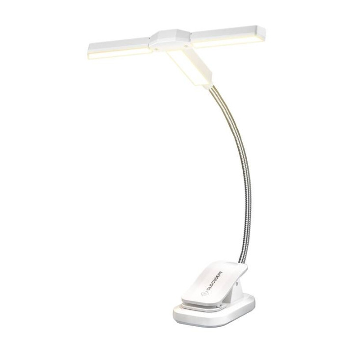 Tri-Head Book Light Glocusent GLCSNTA2303 USB-C 1000mAh baltas