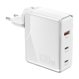 Essager ECT2CA-ZXB02-Z GaN 100W 2C+A laadija (valge)