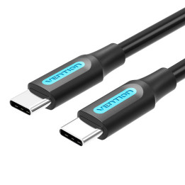 USB-C 2.0 Vention COSBD PD60W cable 0.5m black PVC
