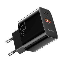 Lādētājs GaN 33 W Mcdodo CH-0921 USB-C, USB-A (melns)