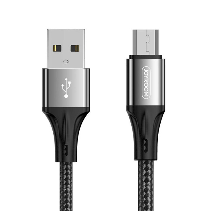 Uzlādes kabelis Micro USB-A 1m Joyroom S-1030N1 (melns)