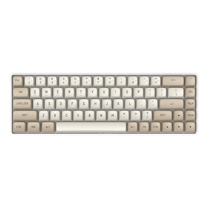 Darkflash GD68 mehāniskā tastatūra, bezvadu (brūns cukurs)