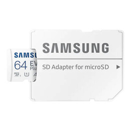 Atminties kortelė SAMSUNG microSD MB-MC64SA 64GB + adapteris MB-MC64SA/EU