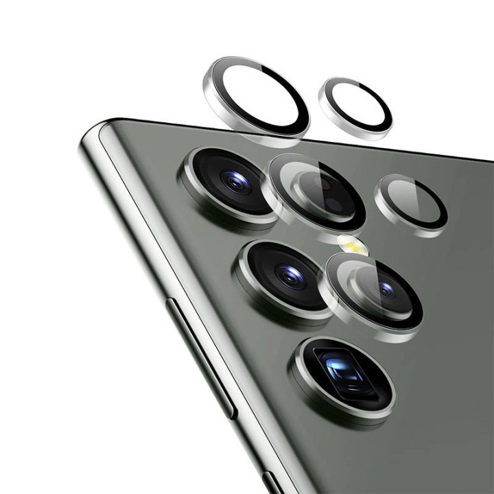 Rūdīts stikls ESR kamerai Samsung S23 Ultra 5 gab. (skaidrs)