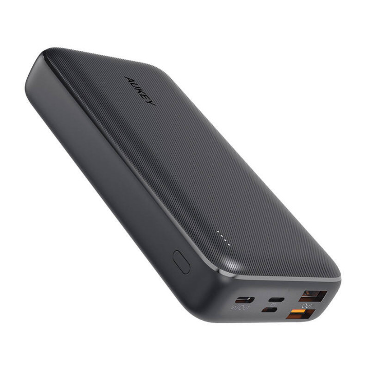 Powerbank Aukey PB-N74S, 20000mAh, 20W PD, 22,5W SCP (musta)