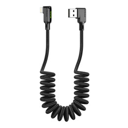Кабель USB-Lightning, Mcdodo CA-7300, угловой, 1,8 м (черный)
