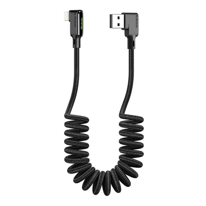 Кабель USB-Lightning, Mcdodo CA-7300, угловой, 1,8 м (черный)