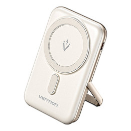 Magnetic Powerbank Vention FHNW0 20W, 10000 mAh (balts)