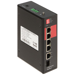 INDUSTRIĀLAIS POE SLĒDZIS GTX-P1-5-41GSFP 4 PORTU SFP