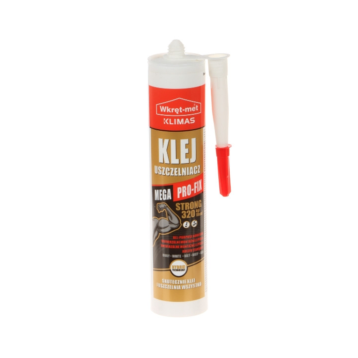 ADHESIVE SEALANT KU-STRONG-310-BI CARTRIDGE 310 ml WHITE WKRĘT-MET KLIMAS
