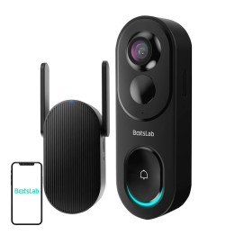 Botslab 2 R810 5MP vaizdo domofonas, 360°, IP66, 5200 mAh