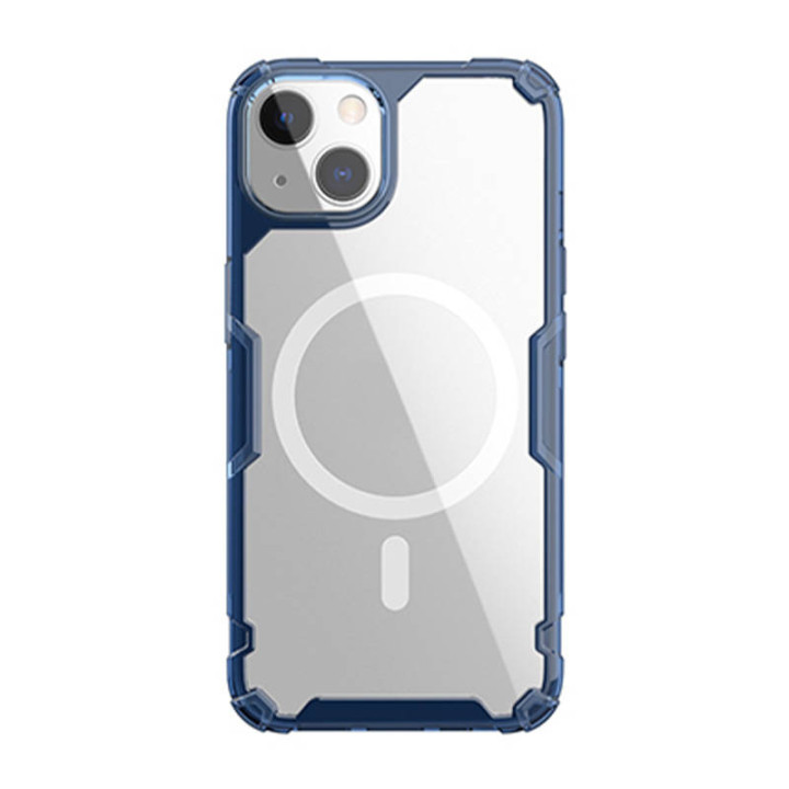 Magnetinis dėklas Nillkin Nature TPU Pro, skirtas Apple iPhone 13 (mėlynas)