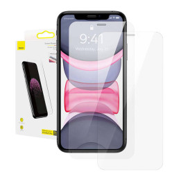 Baseus 0,3 mm viso stiklo grūdinto stiklo plėvelė (2 vnt. pakuotė), skirta iPhone X/XS/11 Pro 5,8 colio