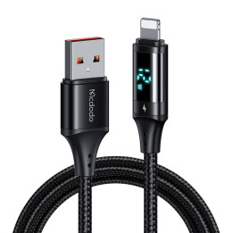 Digitālais displejs no USB līdz Lightning datu kabelim Mcdodo CA-1060, 1,2 m