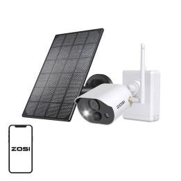 Lauko IP kamera su saulės baterija ZOSI C306Pro WiFi 3MP IP66