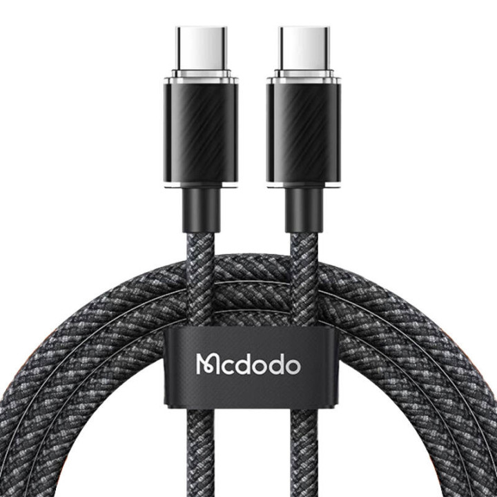 Kaapeli USB-C–USB-C Mcdodo CA-3670, 100 W, 1,2 m (musta)