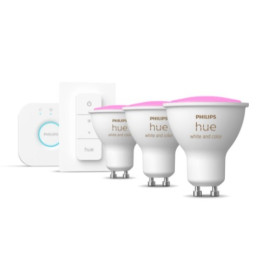 Philips Hue mostek + 3x GU10 RGBW 5,7W BT + jungiklis