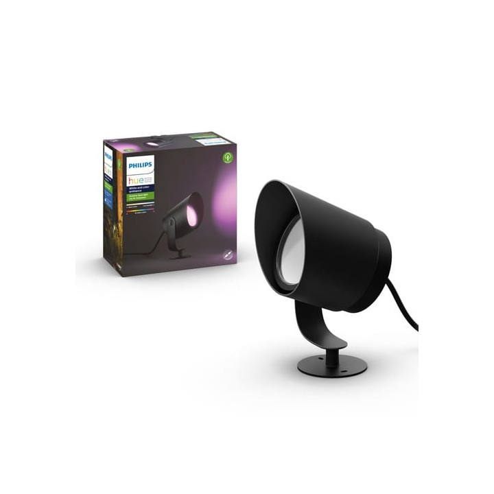 Philips Hue Lily XL juoda 1x15W
