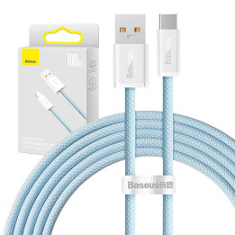 Laidas iš USB į USB-C Baseus Dynamic Series, 100 W, 2 m (mėlynas)