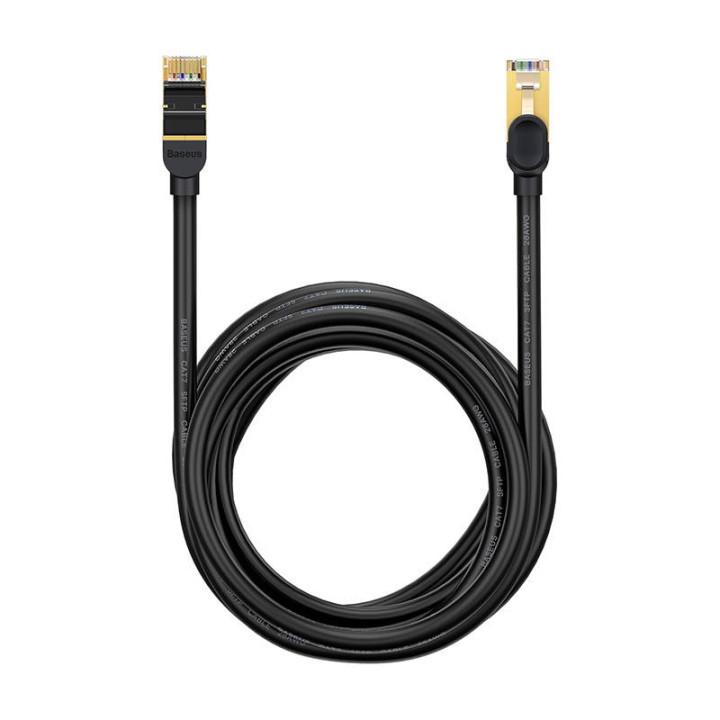 Baseus Ethernet RJ45, 10 Гбит/с, сетевой кабель 10 м (черный)