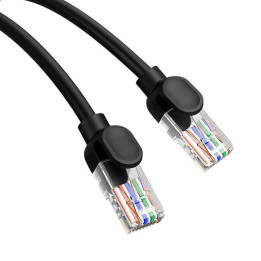 Baseus Ethernet CAT5, 10 m tinklo kabelis (juodas)