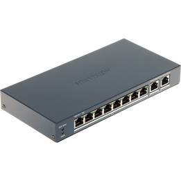 КОММУТАТОР POE DS-3E1510P-EI/M 8-ПОРТОВЫЙ Hikvision