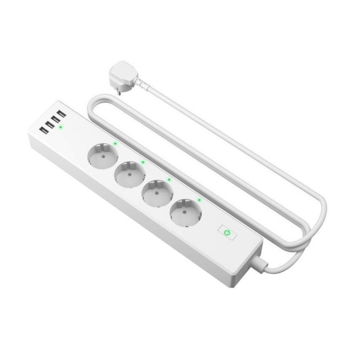 Meross MSS425FHK(EU), 4 pesa + 4x USB (HomeKit)